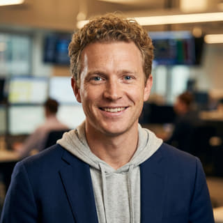 Ryan Brooks, listed as Lead Trading Analyst at Clear Bondwarence, in a profile image